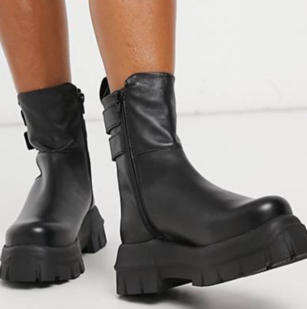 ASOS leather boots